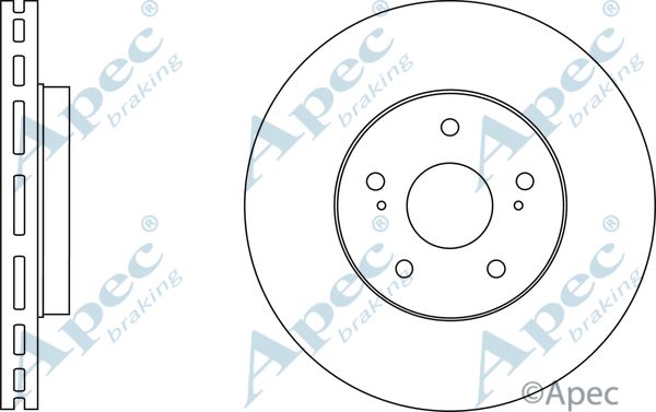 APEC BRAKING Jarrulevy DSK2902